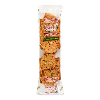 Plum cake integral de frutas y pasas Repostería porta bolsa 180 g-0 Plum cake integral de frutas y pasas Repostería porta bolsa 180 g-0