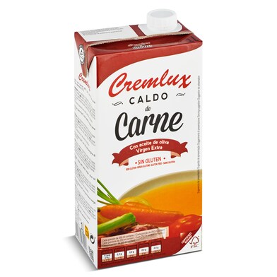 Caldo de carne Cremlux brik 1 l-0 Caldo de carne Cremlux brik 1 l-0