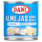 Almejas blancas del norte al natural Dani lata 90 g