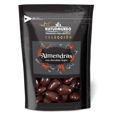 Almendras con chocolate negro Naturmundo de Dia bolsa 150 g-0