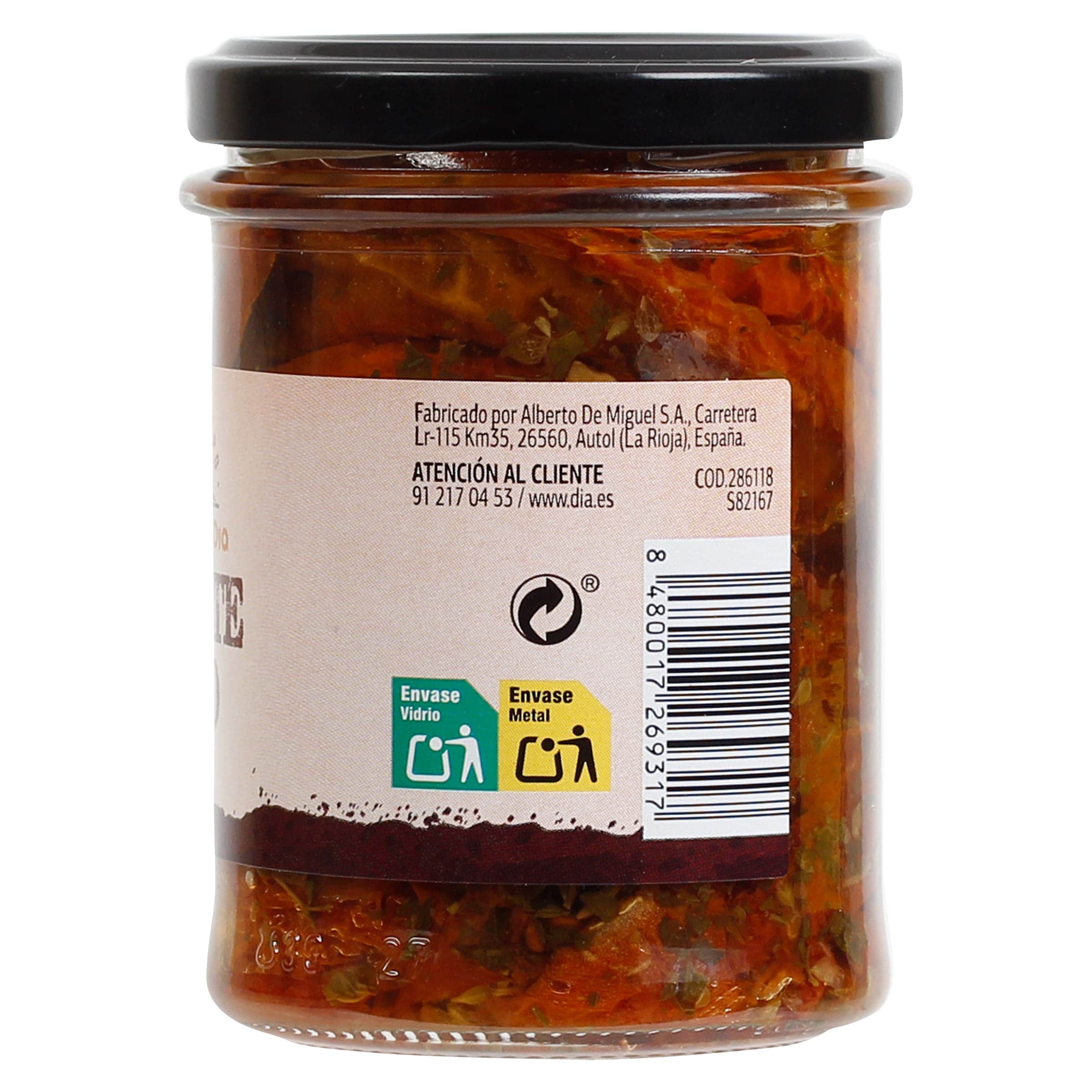 Tomate seco en aceite Dia Vegecampo 110 g