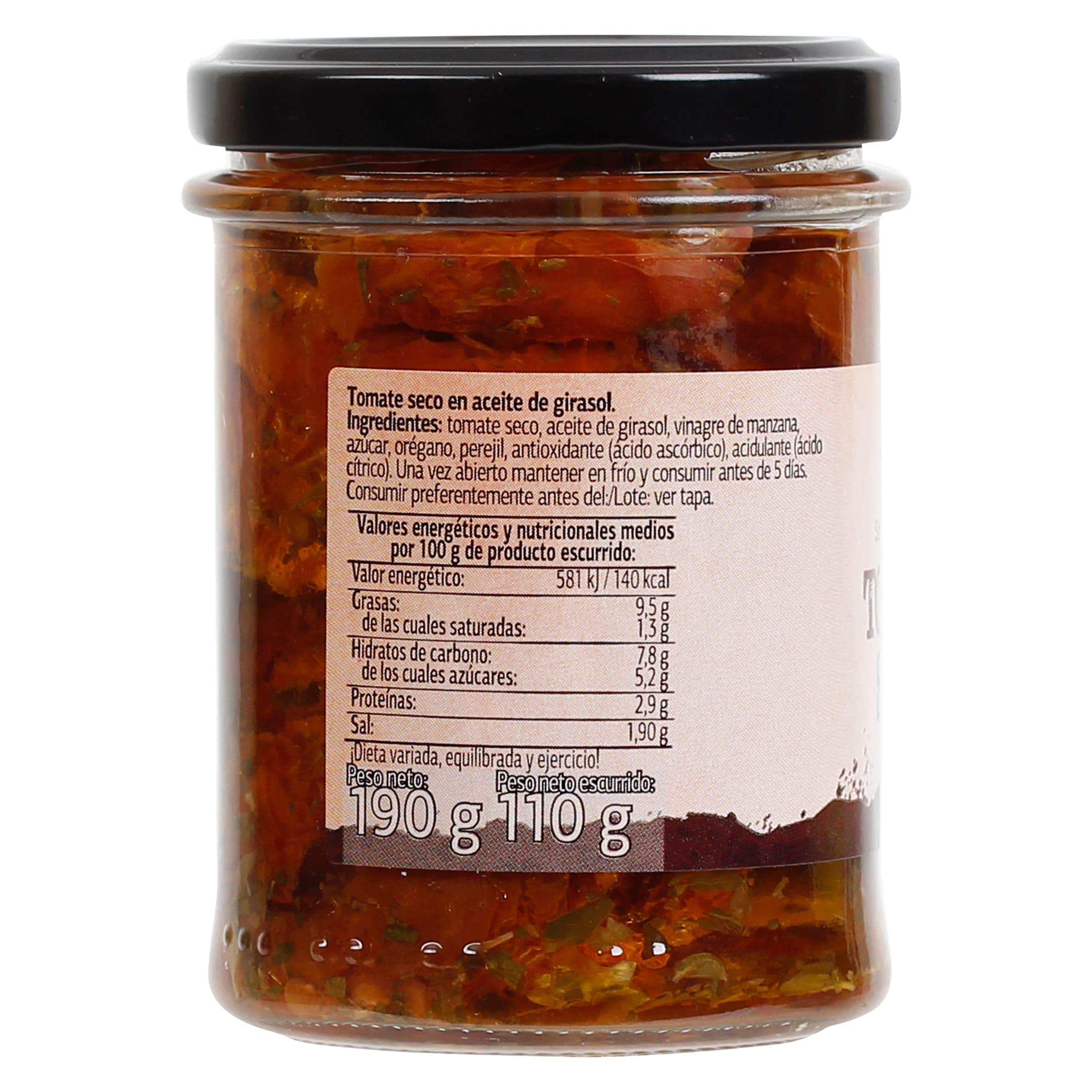 Tomate seco en aceite Dia Vegecampo 110 g