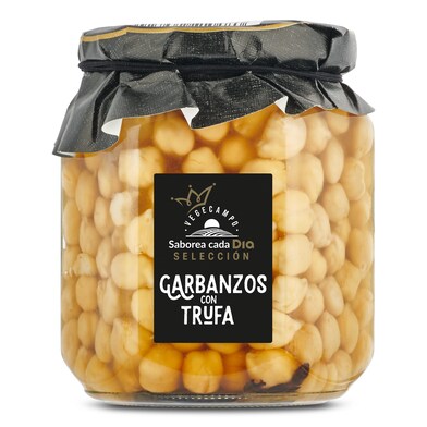 Garbanzos cocidos con trufa Vegecampo de Dia frasco 360 g-0 Garbanzos cocidos con trufa Vegecampo de Dia frasco 360 g-0