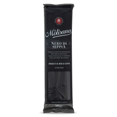 Espaguetis con tinta de calamar La molisana bolsa 500 g-0