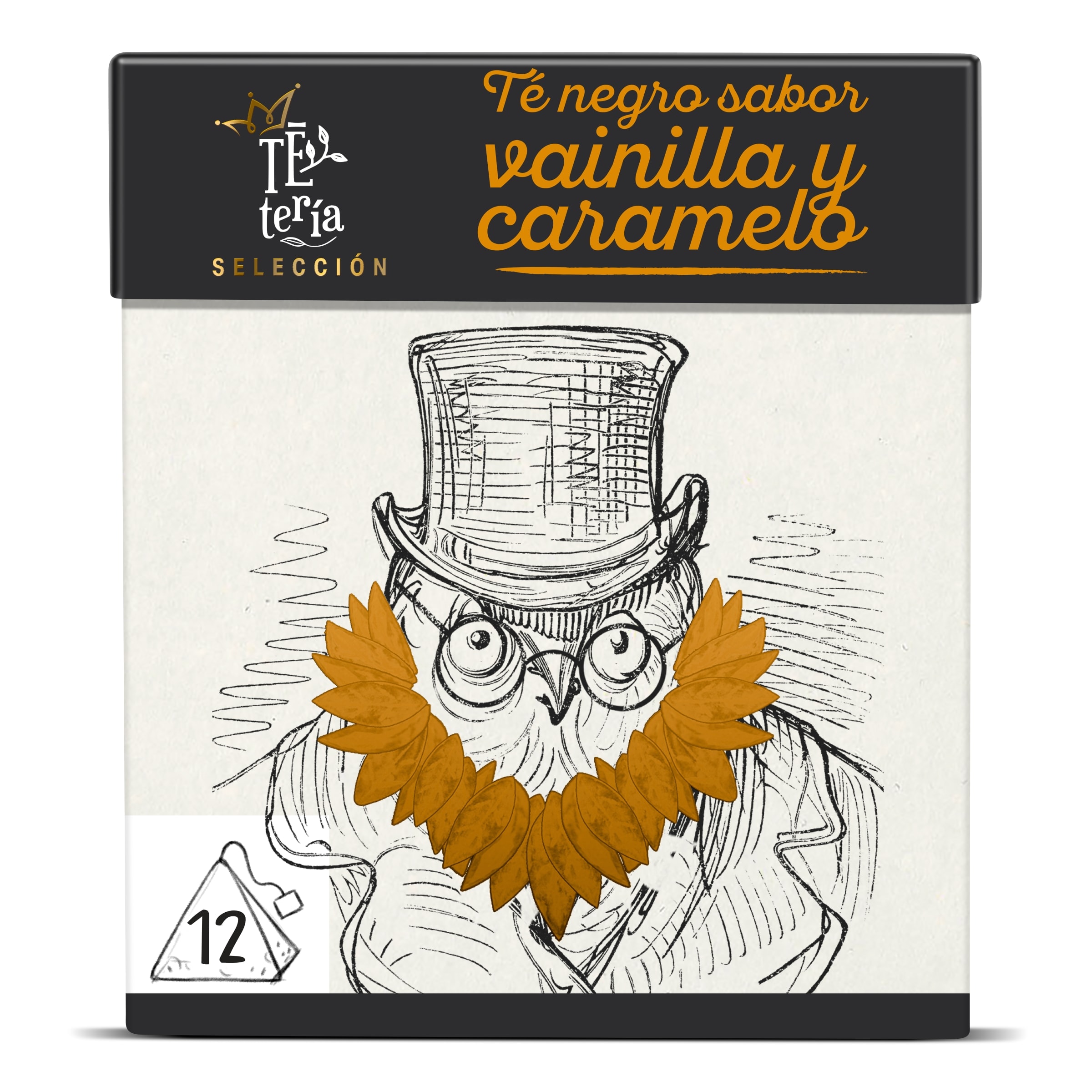 Té negro sabor vainilla y caramelo Dia Tetería 12 unidades