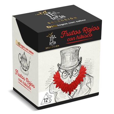 Frutos rojos con hibisco Tetería de Dia caja 24 g-0