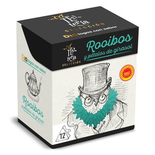 rooibos y petalos de girasol 12 unidades