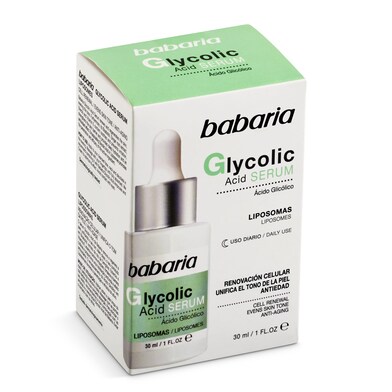 Serum renovador ácido glicólico Babaria bote 30 ml-0