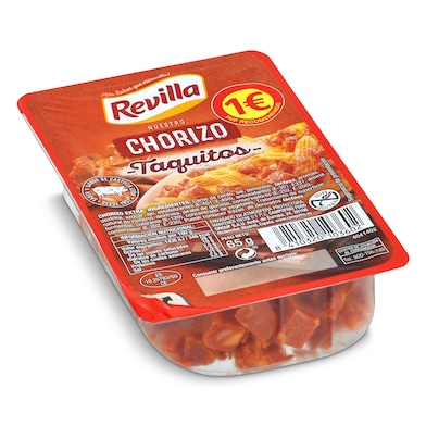 Taquitos de chorizo Revilla bandeja 65 g-0