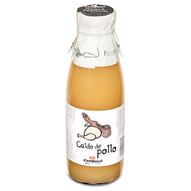 Caldo de pollo Camporel delicatessen botella 720 g-0 Caldo de pollo Camporel delicatessen botella 720 g-0