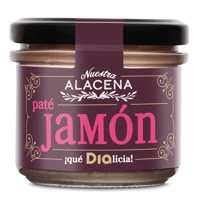 Paté de jamón Nuestra Alacena de Dia frasco 110 g-0