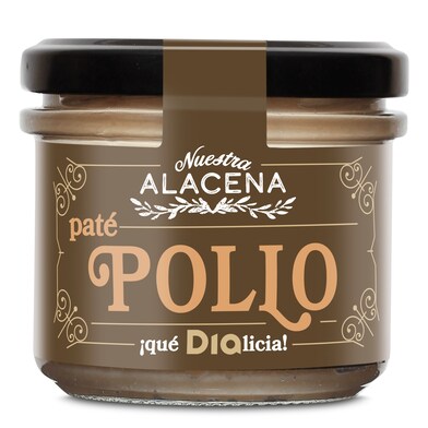 Paté de pollo Nuestra Alacena de Dia frasco 110 g-0 Paté de pollo Nuestra Alacena de Dia frasco 110 g-0