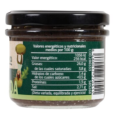 Paté olivada Vegedia frasco 110 g-1 Paté olivada Vegedia frasco 110 g-1