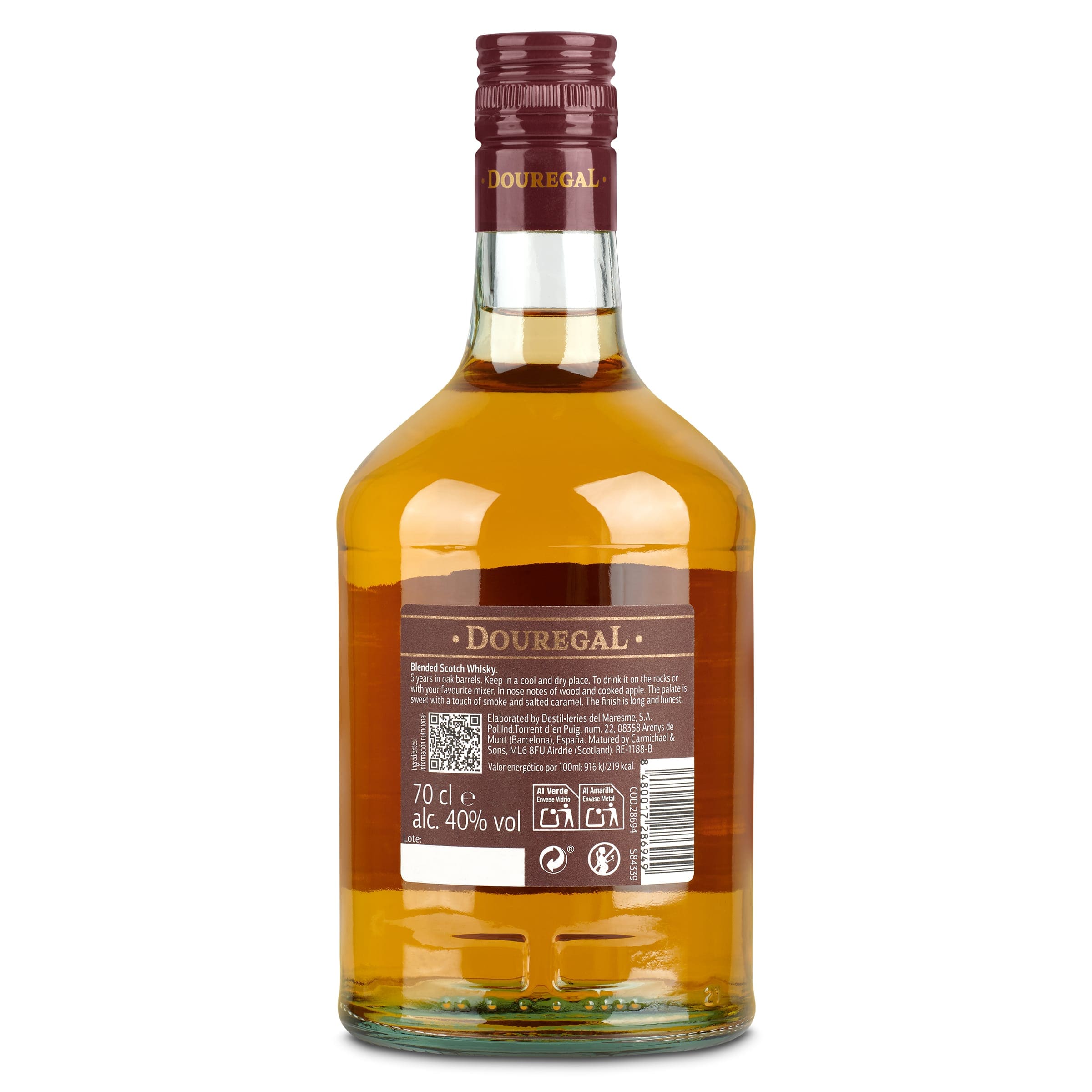 Whisky 5 años Douregal 70 cl