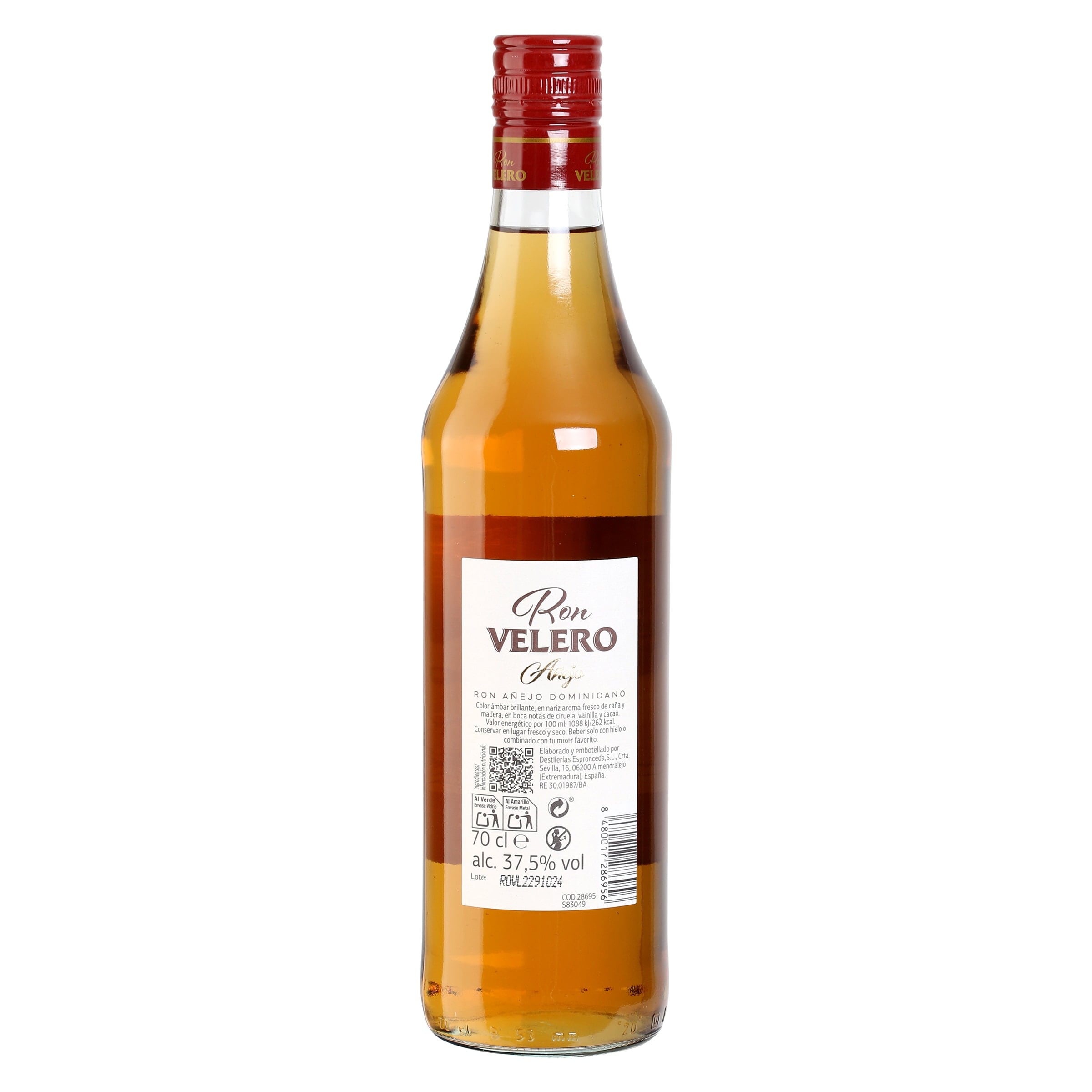 Ron añejo Velero 70 cl