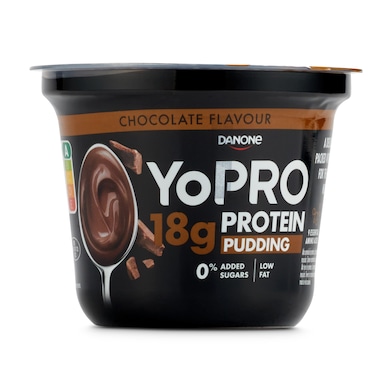 Pudding sabor chocolate rico en proteínas YOPRO   TARRINA 180 GR-1