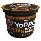 Pudding sabor chocolate rico en proteínas Yopro tarrina 180 g