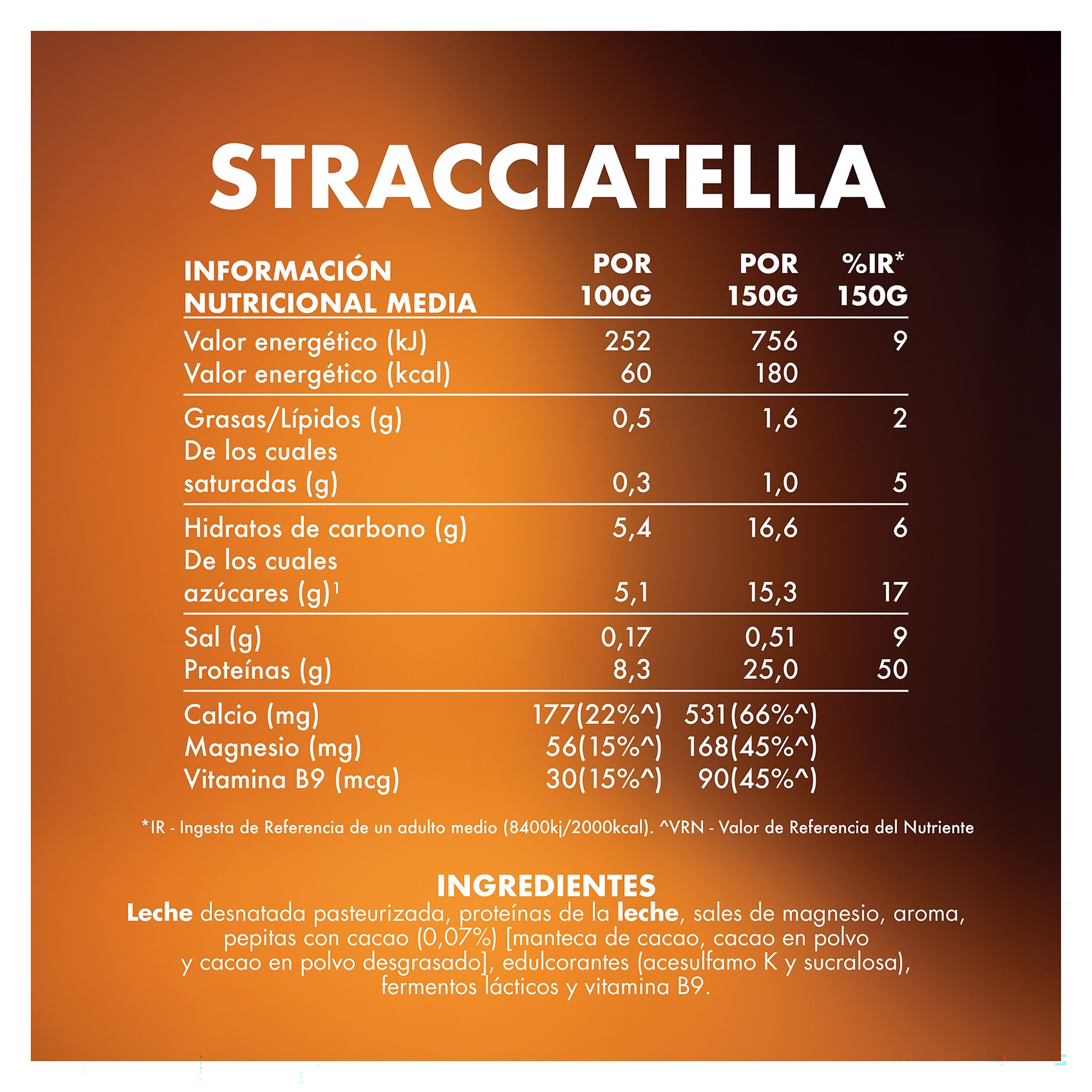 Bebida con proteínas sabor stracciatella Yopro 300 g