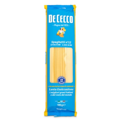 Espaguetis De cecco bolsa 500 g-0