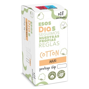 protegeslips algodon maxi 28 unidades
