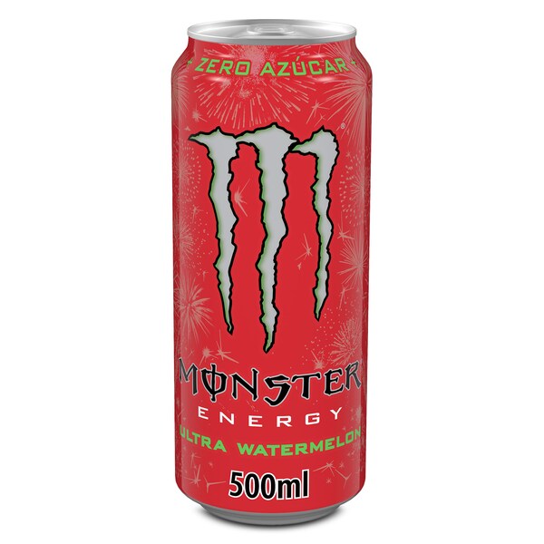 Bebida Energética Ultra Watermelon Monster Lata 50 Cl.