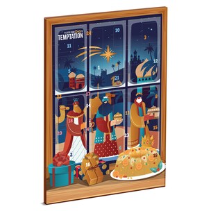Calendario de Adviento Reyes Magos Dia Temptation 75 g