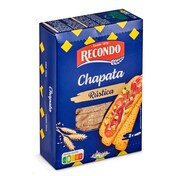 Pan chapata rústica Recondo caja 180 g