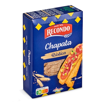 Pan chapata rústica Recondo caja 180 g-0