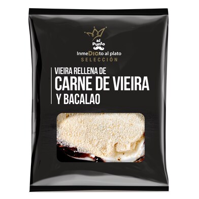 Vieira rellena de vieira y de bacalao Al Punto Dia bolsa 110 g-0 Vieira rellena de vieira y de bacalao Al Punto Dia bolsa 110 g-0