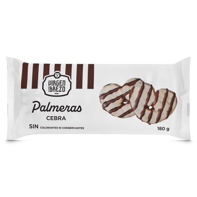 Palmeritas de cebra Virgen del Brezo paquete 180 g-0