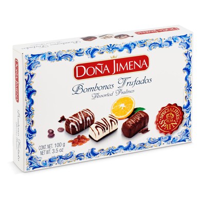 Bombones trufados surtidos Doña Jimena caja 100 g-0