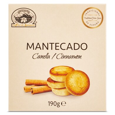 Mantecados de canela La flor de Antequera caja 190 g-1