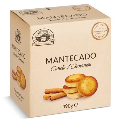 Mantecados de canela La flor de Antequera caja 190 g-0 Mantecados de canela La flor de Antequera caja 190 g-0