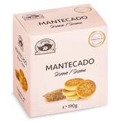 Mantecados de sésamo La flor de Antequera caja 190 g