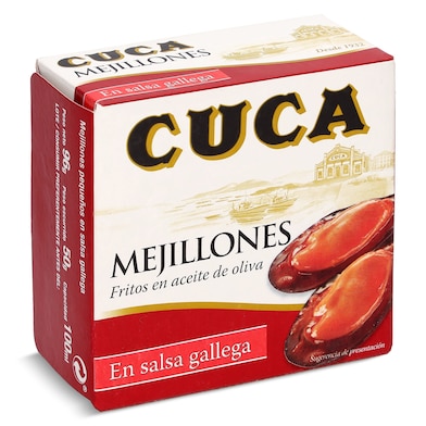 Mejillones en salsa gallega Cuca lata 50 g-0