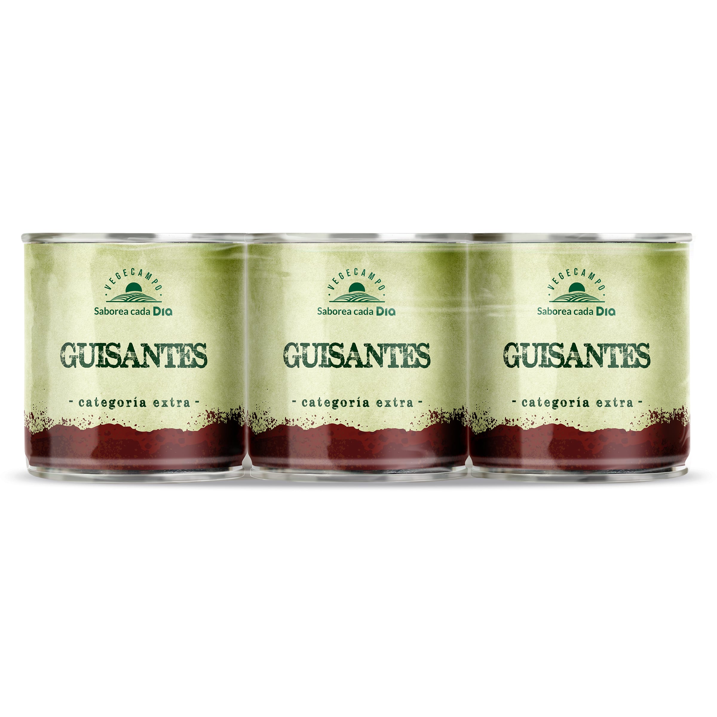 Guisantes medianos Dia Vegecampo 3 x 130 g