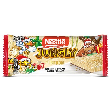Turrón de chocolate blanco Nestlé Jungly 229 g-0 Turrón de chocolate blanco Nestlé Jungly 229 g-0