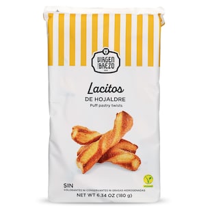 lazos hojaldre de azucar 180 g