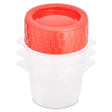 Recipientes herméticos rosca 500 ml set Conservers bolsa 3 unidades-0