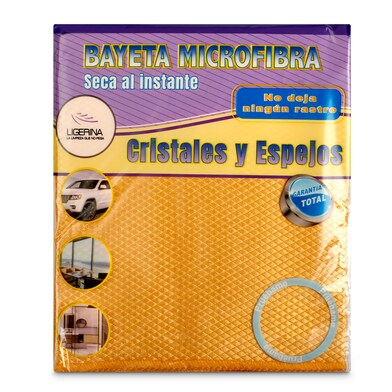 Bayeta microfibra cristales y espejos Ligerina bolsa 1 unidad-0 Bayeta microfibra cristales y espejos Ligerina bolsa 1 unidad-0