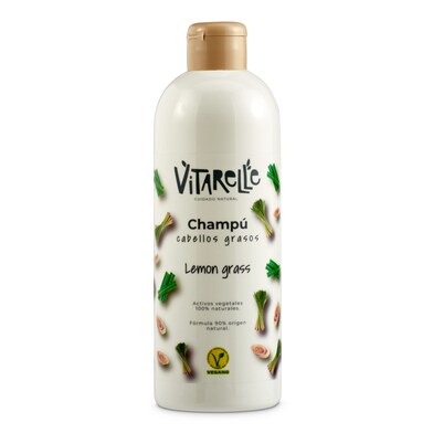 Champú lemon grass cabello graso Vitarelle botella 400 ml-0