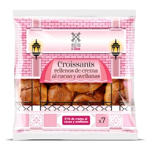 croissants rellenos de cacao y avellanas 315 g
