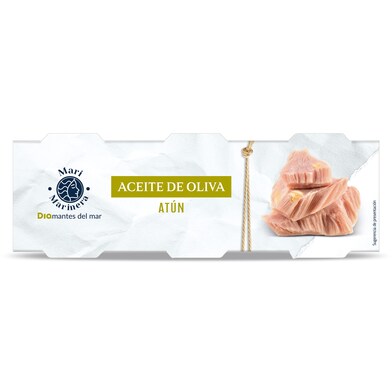 Atún en aceite de oliva Mari Marinera lata 3 x 52 g-1 Atún en aceite de oliva Mari Marinera lata 3 x 52 g-1