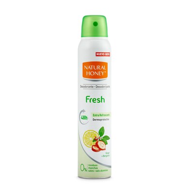 Desodorante extra refrescante Natural Honey spray 200 ml-0