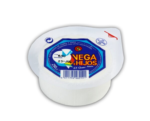 Queso Fresco Artesano Vega e Hijos Envase 250 Gr.