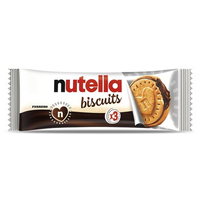 Galletas rellenas de crema de cacao y avellanas Nutella bolsa 41 g-0 Galletas rellenas de crema de cacao y avellanas Nutella bolsa 41 g-0