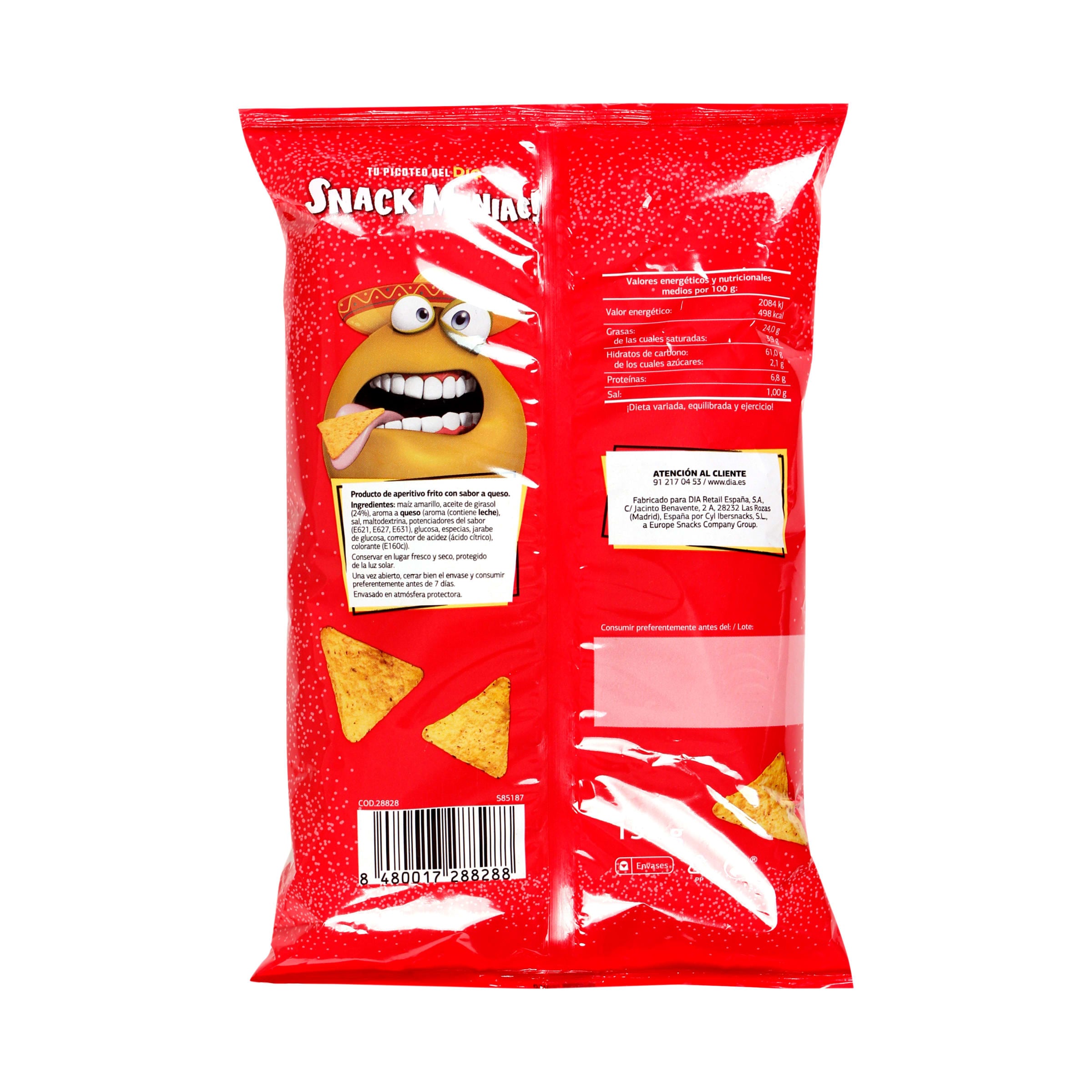 Nachos tex-mex Dia Snack Maniac 150 g