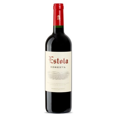 Vino tinto reserva D.O. La Mancha Estola botella 75 cl-0