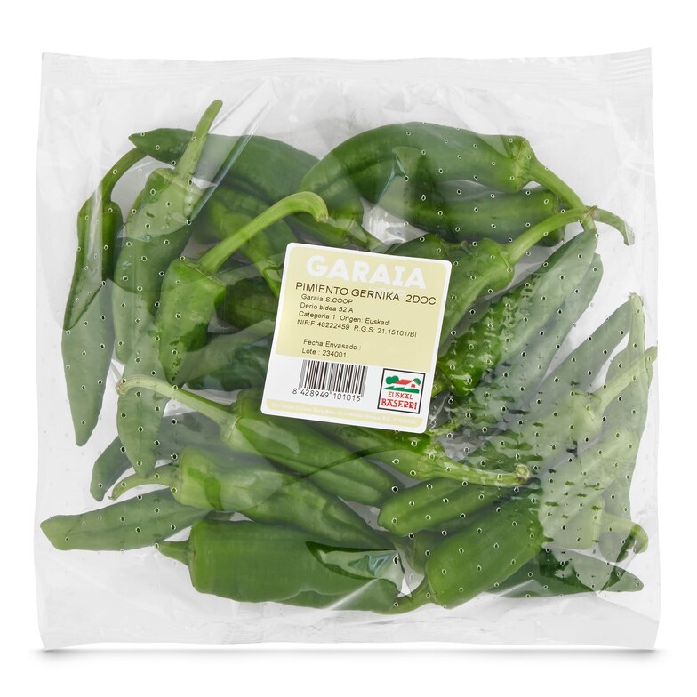 Pimiento Euskal Baserri Bolsa 250 Gr.