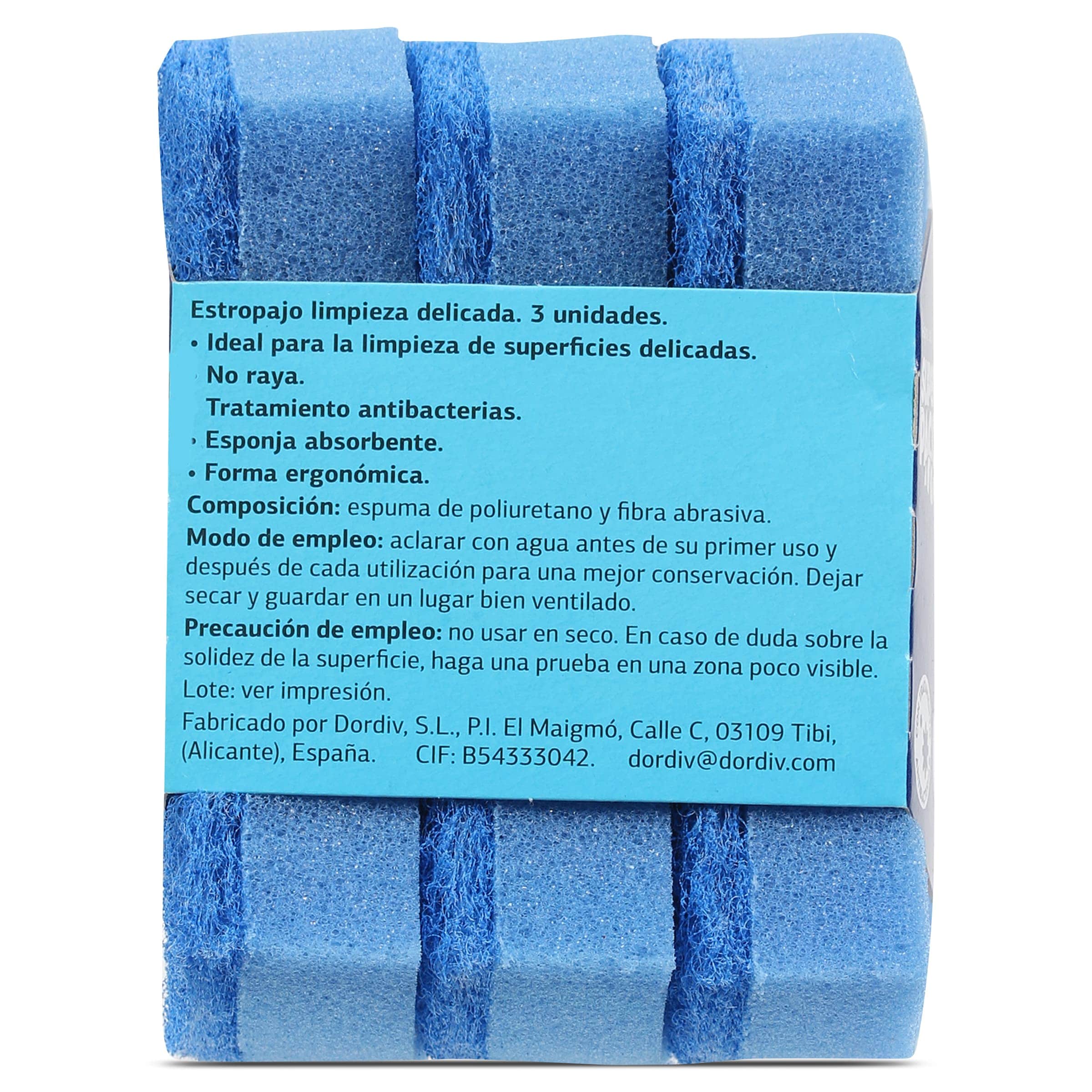Estropajo limpieza delicada Dia Super Paco 3 unidades